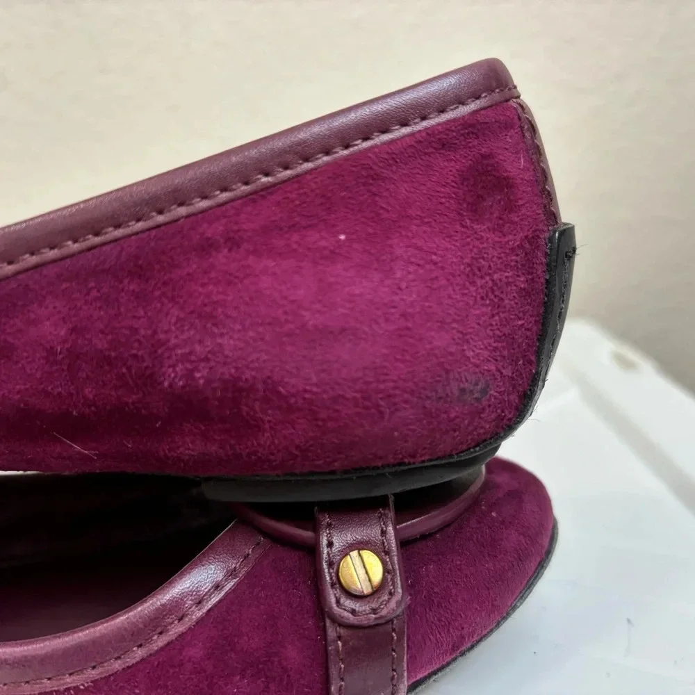 Tory Burch Aaden Flats in Red Wine